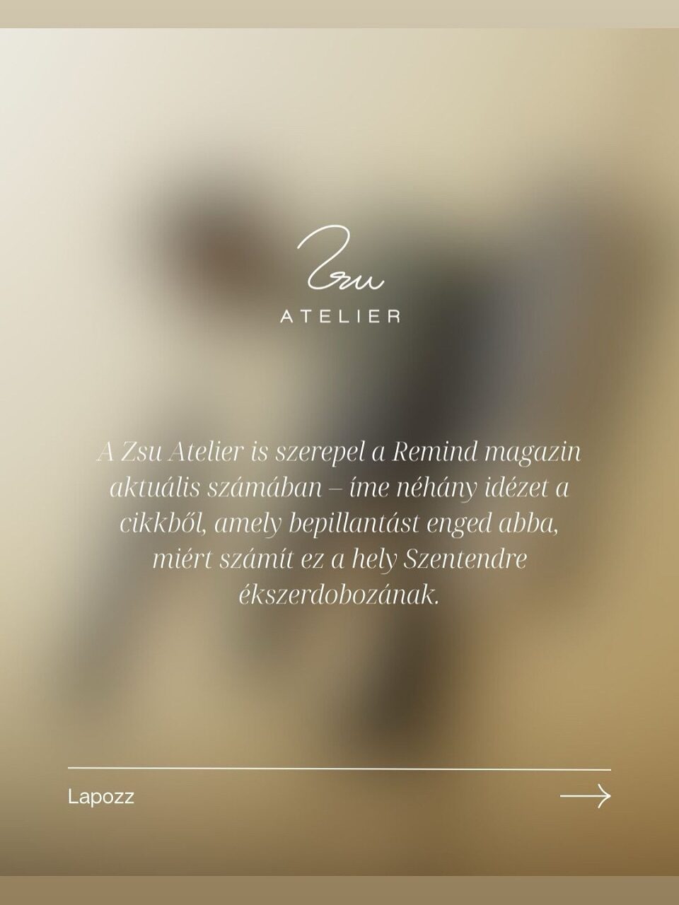 Instagram post from zsuatelier. This post is in position 3.