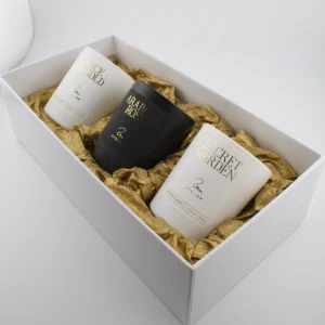 Candle assortment - set of 3